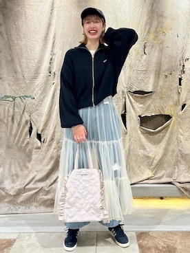 「VIVAYOU（ビバユー）のアイテム」を使った、PUBLUXさん（レディース・170cm）の冬コーディネート