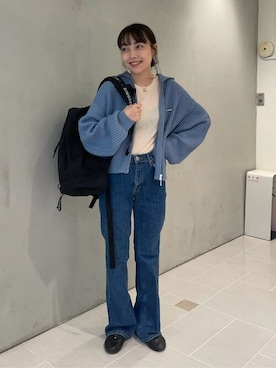 「VIVAYOU（ビバユー）のアイテム」を使った、PUBLUXさん（レディース・155cm）の冬コーディネート