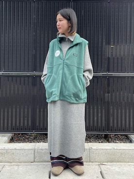 「PUBLUX（パブリュクス）のアイテム（ワンピース）」を使った、PUBLUXさん（レディース・158cm）の冬コーディネート