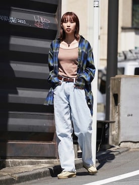 「本日のコーデ」｜PUBLUXさん（レディース・166cm）の冬コーディネート