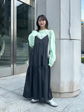 「PUBLUX（パブリュクス）のアイテム（ワンピース）」を使った、PUBLUXさん（レディース・155cm）の春コーディネート