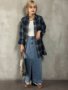 「シアタープロダクツ(THEATRE PRODUCTS)」｜PUBLUXさん（レディース・153cm）の夏コーディネート