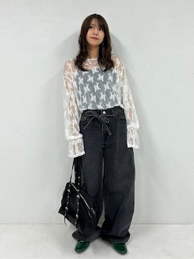 「PUBLUX（パブリュクス）のアイテム（バッグ）」を使った、PUBLUXさん（レディース・157cm）の秋コーディネート