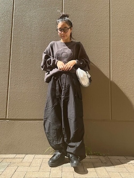 「PUBLUX（パブリュクス）のアイテム（スウェット）」を使った、PUBLUXさん（レディース・153cm）の秋コーディネート