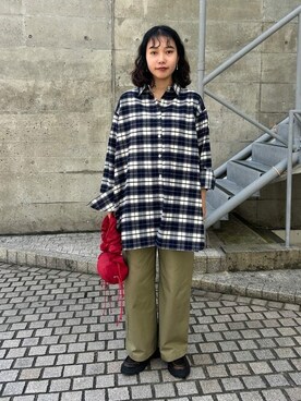 「PUBLUX（パブリュクス）のアイテム」を使った、PUBLUXさん（レディース・158cm）の秋コーディネート