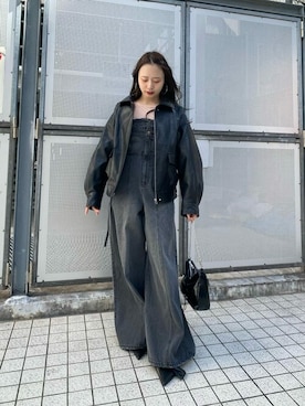 「Chico（チコ）のアイテム（ブルゾン）」を使った、Chicoさん（レディース・156cm）の夏コーディネート