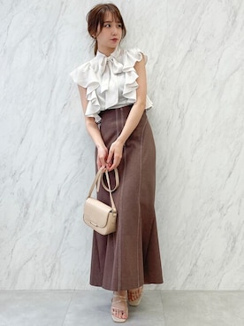 dazzlin SHOP STAFFさん（レディース・157cm）の春コーディネート