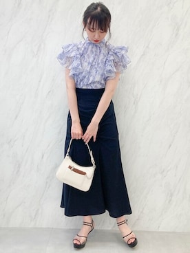 「シャーリング」｜dazzlin SHOP STAFFさん（レディース・164cm）の春コーディネート