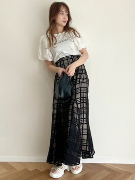 dazzlin SHOP STAFFさん（レディース・157cm）の夏コーディネート