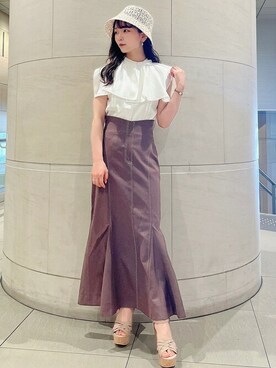 dazzlin SHOP STAFFさん（レディース・153cm）の夏コーディネート