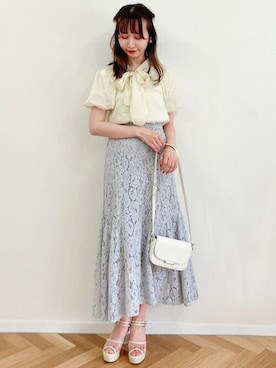 dazzlin SHOP STAFFさん（レディース・164cm）の夏コーディネート