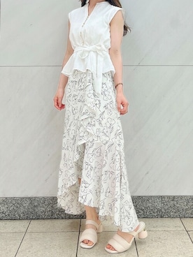 dazzlin SHOP STAFFさん（レディース・153cm）の夏コーディネート