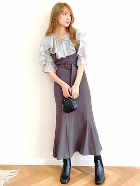 「肌見せ」｜dazzlin SHOP STAFFさん（レディース・157cm）の夏コーディネート