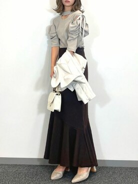 dazzlin SHOP STAFFさん（レディース・158cm）の夏コーディネート