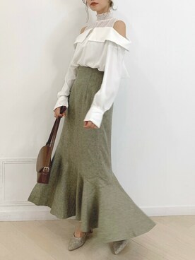 「肌見せ」｜dazzlin SHOP STAFFさん（レディース・153cm）の秋コーディネート