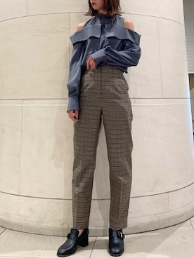 「肌見せ」｜dazzlin SHOP STAFFさん（レディース・158cm）の秋コーディネート