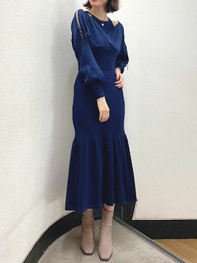 「肌見せ」｜dazzlin SHOP STAFFさん（レディース・170cm）の秋コーディネート