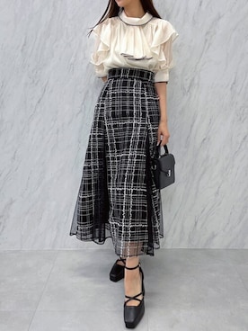 dazzlin SHOP STAFFさん（レディース・161cm）の夏コーディネート