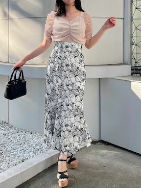 dazzlin SHOP STAFFさん(レディース・158cm)の夏コーディネート