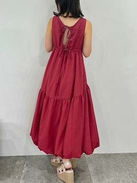 「肌見せ」｜dazzlin SHOP STAFFさん（レディース・158cm）の夏コーディネート