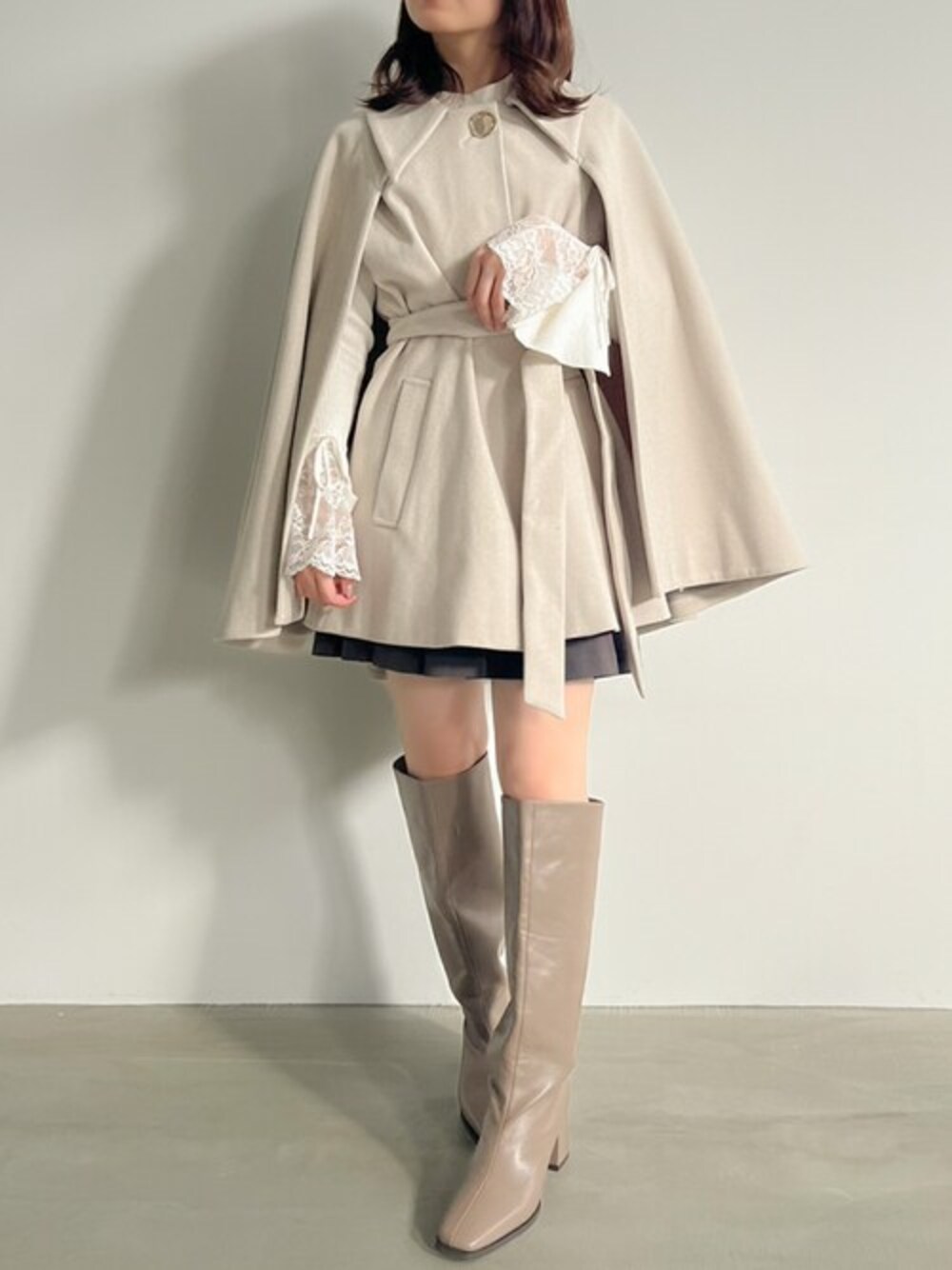 dazzlin ケープフレアジャケットコート ケープフレアジャケットコート｜ダズリン（dazzlin