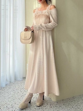 dazzlin SHOP STAFFさん（レディース・161cm）の冬コーディネート