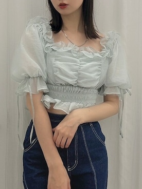 dazzlin SHOP STAFFさん(レディース・164cm)の夏コーディネート