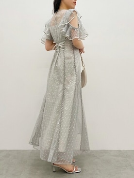 「お呼ばれ」｜「アイテム（ワンピース）」を使った、dazzlin SHOP STAFFさん（レディース・155cm）の夏コーディネート