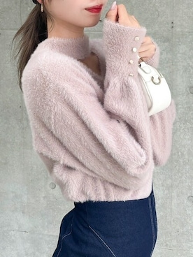 「アイテム（トップス、ブラウン系）」を使った、dazzlin SHOP STAFFさん（レディース・165cm）の夏コーディネート