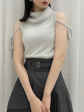 「dazzlin（ダズリン）のアイテム」を使った、dazzlin SHOP STAFFさん（レディース・164cm）の夏コーディネート