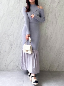 「肌見せ」｜dazzlin SHOP STAFFさん（レディース・151cm）の秋コーディネート