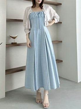 「春ワンピ」｜dazzlin SHOP STAFFさん（レディース・153cm）の冬コーディネート