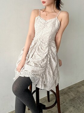 「ミニワンピ」｜dazzlin SHOP STAFFさん（レディース・153cm）の春コーディネート