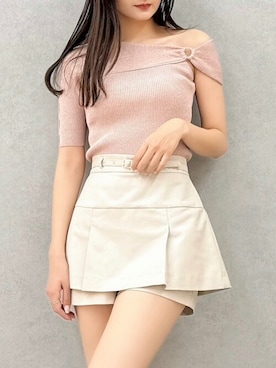 「きれいめトップス」｜dazzlin SHOP STAFFさん（レディース・161cm）の春コーディネート