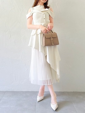 「dazzlin（ダズリン）のアイテム」を使った、dazzlin SHOP STAFFさん（レディース・164cm）の夏コーディネート