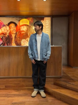 「HYSTERIC GLAMOUR（ヒステリックグラマー）のCIRCLE HEAD Tシャツ2PACS（Tシャツ/カットソー）」を使った、matsuさん（メンズ・175cm）の秋コーディネート