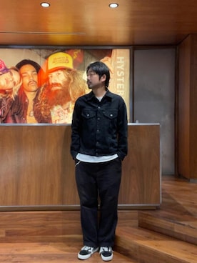 「HYSTERIC GLAMOUR（ヒステリックグラマー）のCIRCLE HEAD Tシャツ2PACS（Tシャツ/カットソー）」を使った、matsuさん（メンズ・175cm）の秋コーディネート