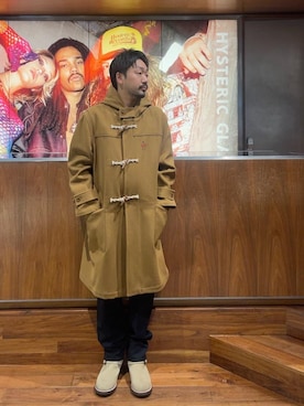 「HYSTERIC GLAMOUR（ヒステリックグラマー）のアイテム（ダウンジャケット/コート）」を使った、matsuさん（メンズ・175cm）の冬コーディネート