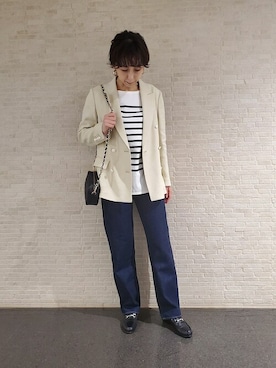 「SHIPS Days（シップスデイズ）のアイテム」を使った、佐藤さん（レディース・166cm）の冬コーディネート