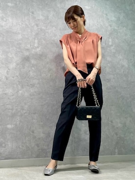 Liesse STAFFさん（レディース・160cm）の夏コーディネート