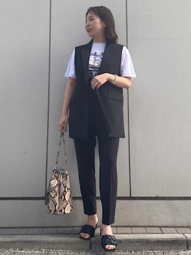 「螟上さ繝ｼ繝・」｜Liesse STAFFさん（レディース・153cm）の夏コーディネート