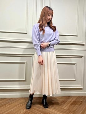 「Liesse（リエス）のアイテム」を使った、Liesse STAFFさん（レディース・165cm）の冬コーディネート