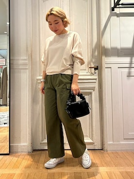 「Liesse（リエス）のアイテム」を使った、Liesse STAFFさん（レディース・163cm）の冬コーディネート