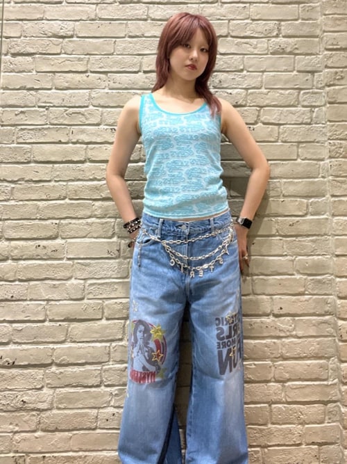 【良品】HYSTERIC GLAMOUR ロゴ入りタンクトップ STYLING | HYSTERIC GLAMOUR ONLINE STORE ヒステリックグラマー