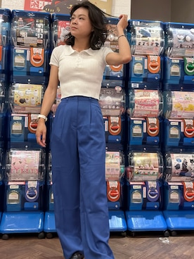 「Clarks（クラークス）のアイテム」を使った、Yun Han Chenさん（レディース・163cm）の秋コーディネート