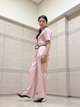 「アイテム（スーツセット）」を使った、Yun Han Chenさん（レディース・163cm）の夏コーディネート