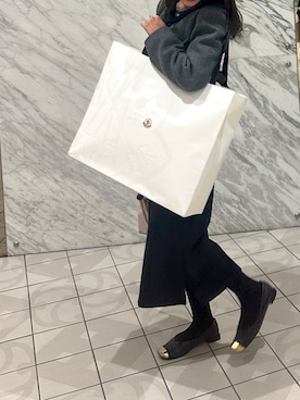 「アイテム（ダウンジャケット/コート）」を使った、Kさん（レディース・163cm）の秋コーディネート