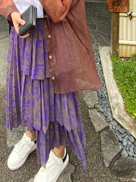 「マルジェラ」｜「アイテム（財布/小物）」を使った、Kさん（レディース・163cm）の夏コーディネート