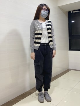 「MUJI」｜「アイテム（その他シューズ）」を使った、Lallaさん（レディース・164cm）の秋コーディネート