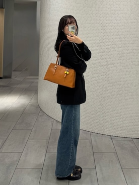 「mystic（ミスティック）のアイテム」を使った、Lianさん（レディース・170cm）の秋コーディネート